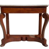 Restoration period mahogany console