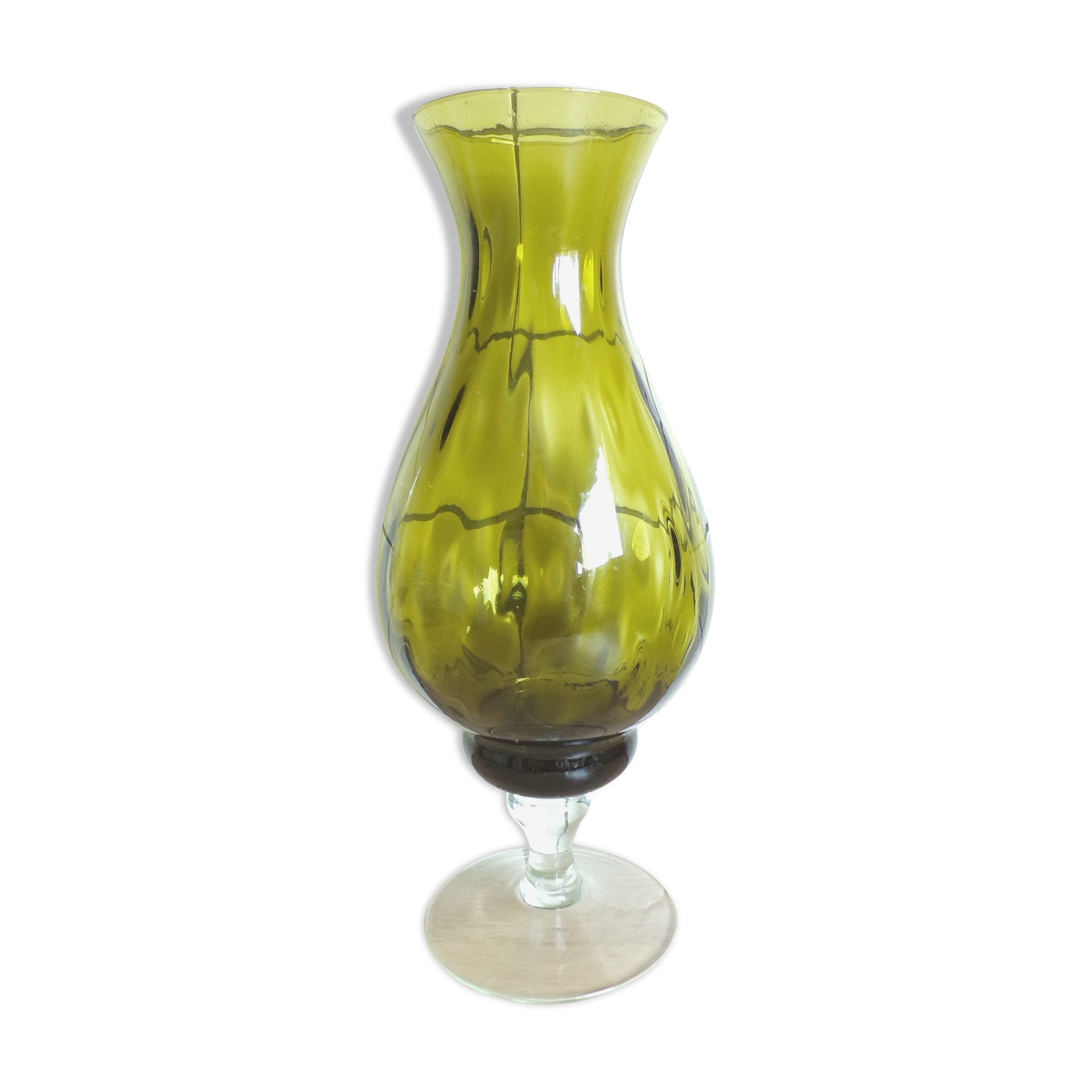 Glass vase D'Empoli Vert