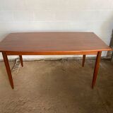 Scandinavian table in teak and rosewood vintage 60s