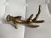 Gold brass deer antler door handle