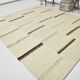 9x11 Cream & Brown Striped Large Kilim Rug, 265x334Cm