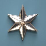 28 cm silver star mirror