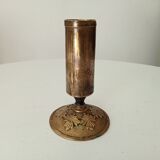 Antique folk art candle holder 1914/18