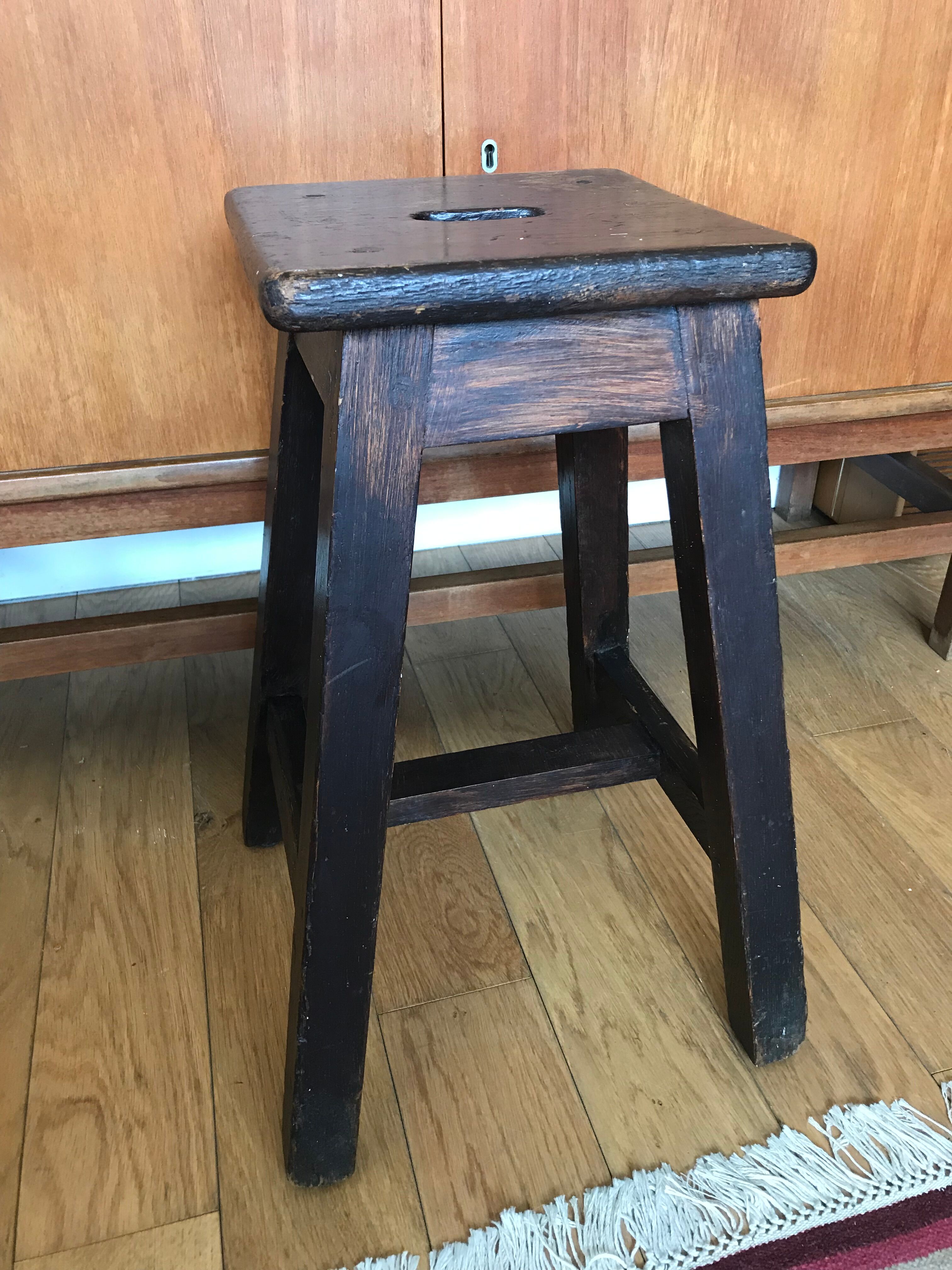 Wooden stool