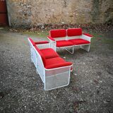 Pair of metal sofas Talin design