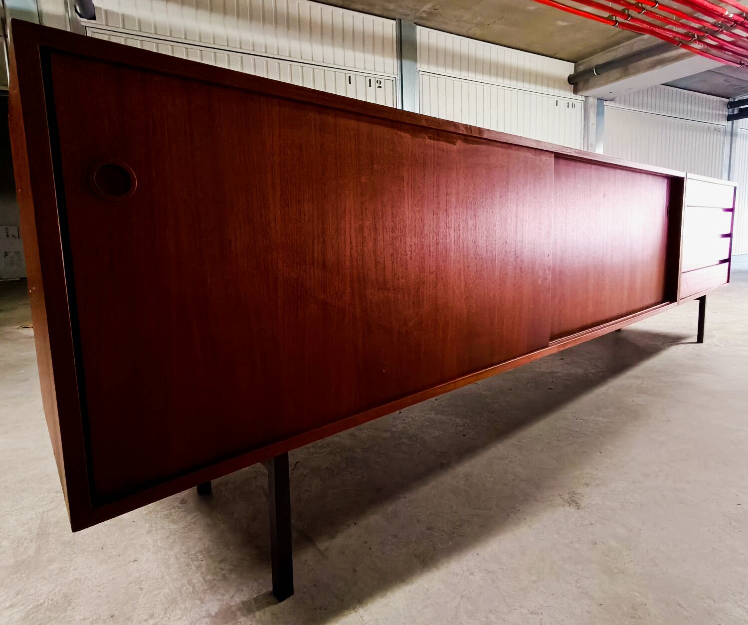 Large modernist sideboard by Walter Wirz for Wilhelm Renz