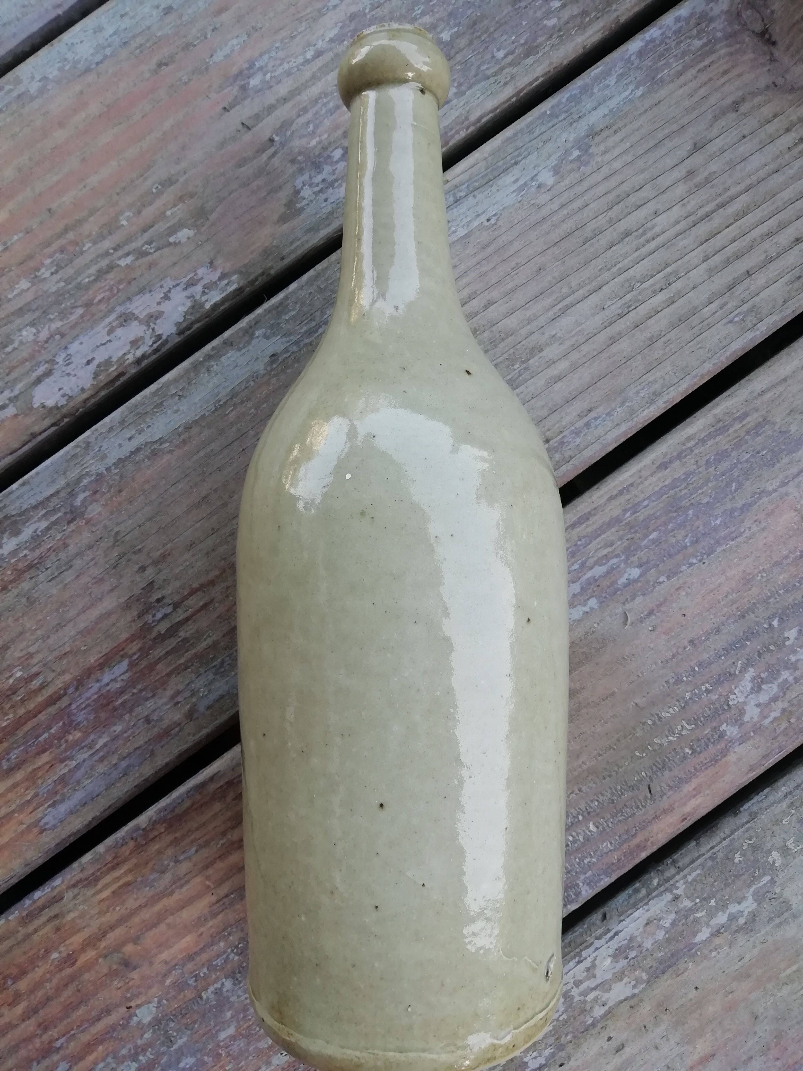 Trio of stoneware hot water bottles