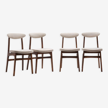 Lot de 4 chaises type 200-190 des années 60.