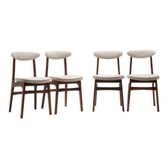 Lot de 4 chaises type 200-190 des années 60.