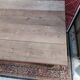 Ancienne table de ferme, 6 couverts et 2 tiroirs