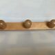 Scandinavian pine coat rack