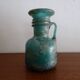 Ancient balsamaire Gallo Roman style iridescent glass paste