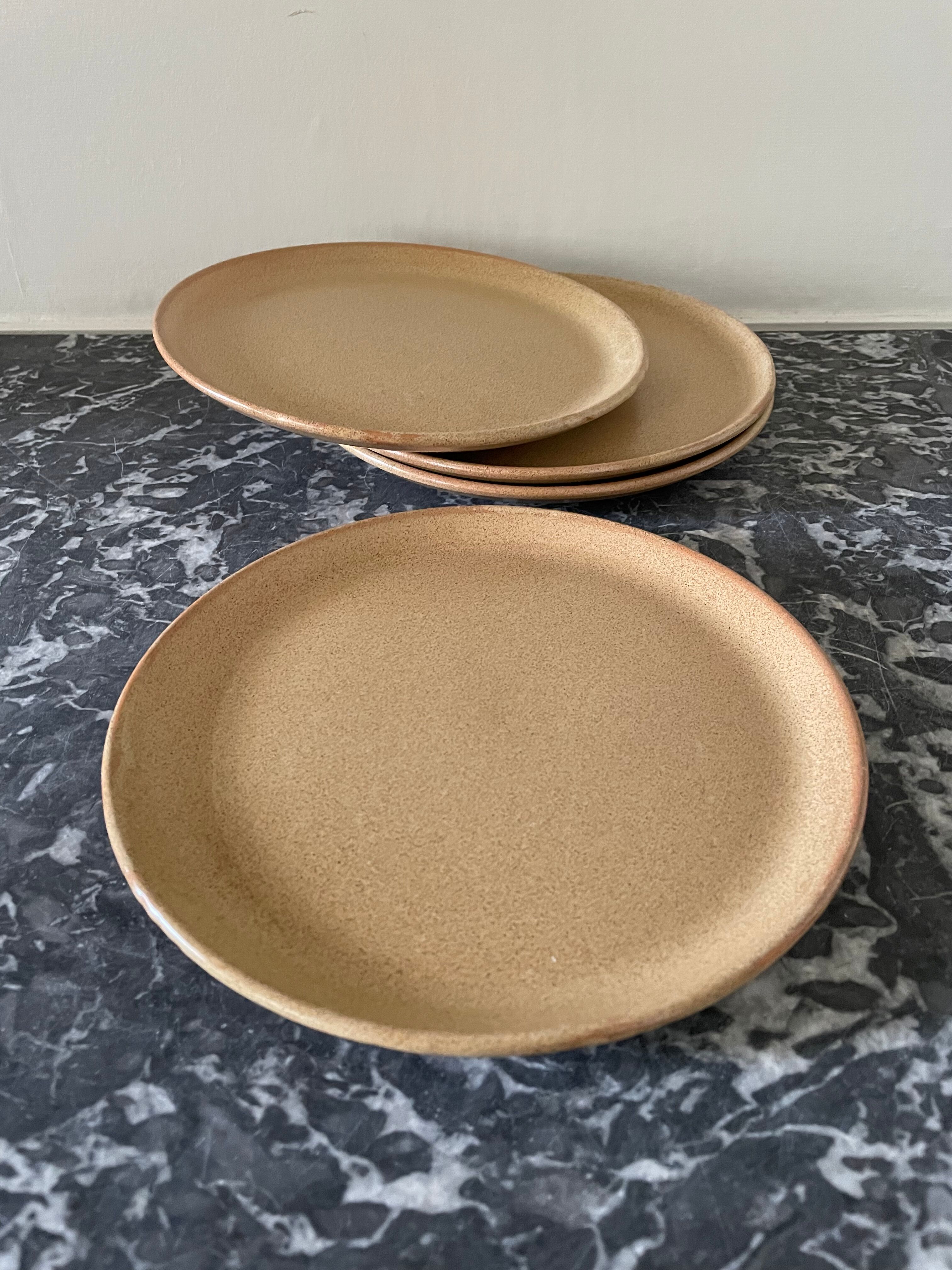 Sarreguemines stoneware dessert plates