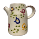 Ceramic water pitcher decorated with flowers