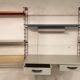 Triple shelf with Tomado desk (metal)
