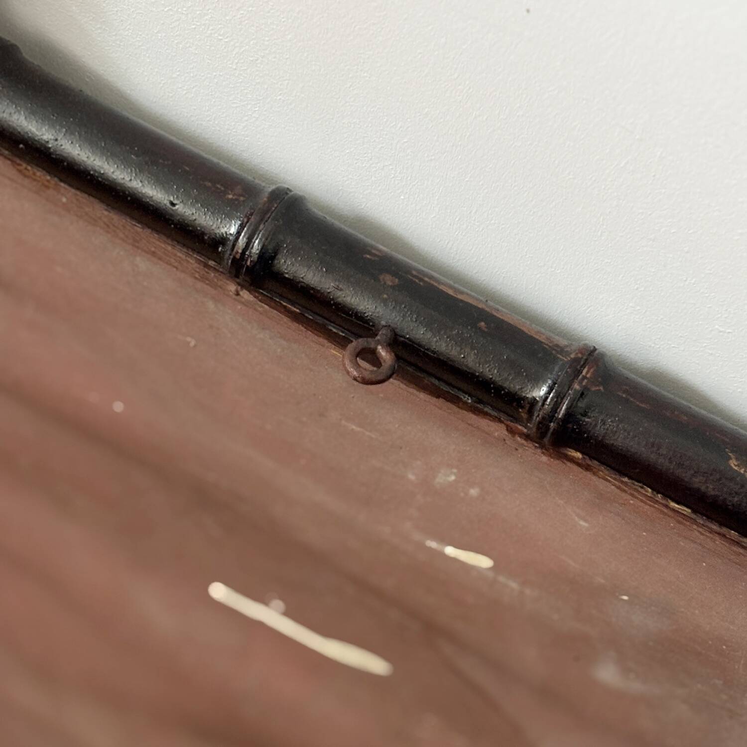 Vintage bamboo mirror from the 60s