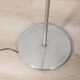 Lampadaire vintage années 70 en métal chromé design Goffredo Reggiani