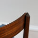 Série de 6 chaises scandinave palissandre Gessef
