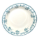 Choisy-le-Roi flat hollow salad decorated with blue and green roses by Hippolyte Boulenger.