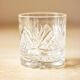 2 verres à whisky en cristal taillé