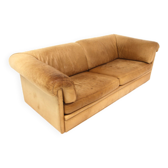 Canapé scandinave en cuir "Reton", DUX, Suède, 1960