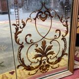 Bistro mirror - eglomised glass brasserie