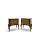 Tables de chevet/commodes Chippendale italiennes, années 1940/1950.