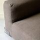 Plastics gray fabric armchair by Piero Lissoni for Kartell, 1970