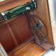 Furniture with Minerva sewing machine / vintage 50s-60s