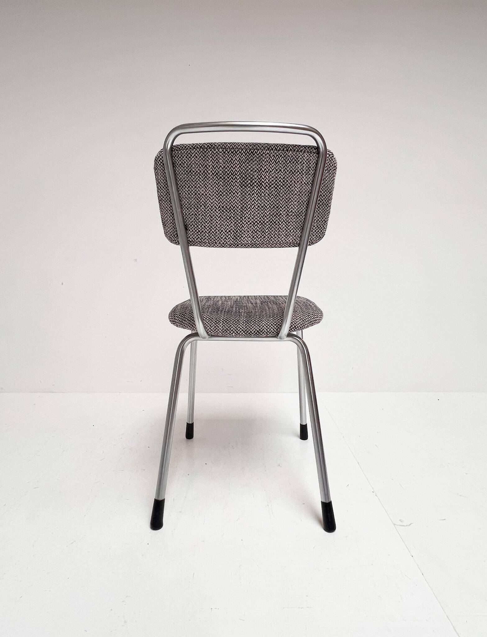 Set of 6 reupholstered chairs by Gebroeders De Wit, 1960s