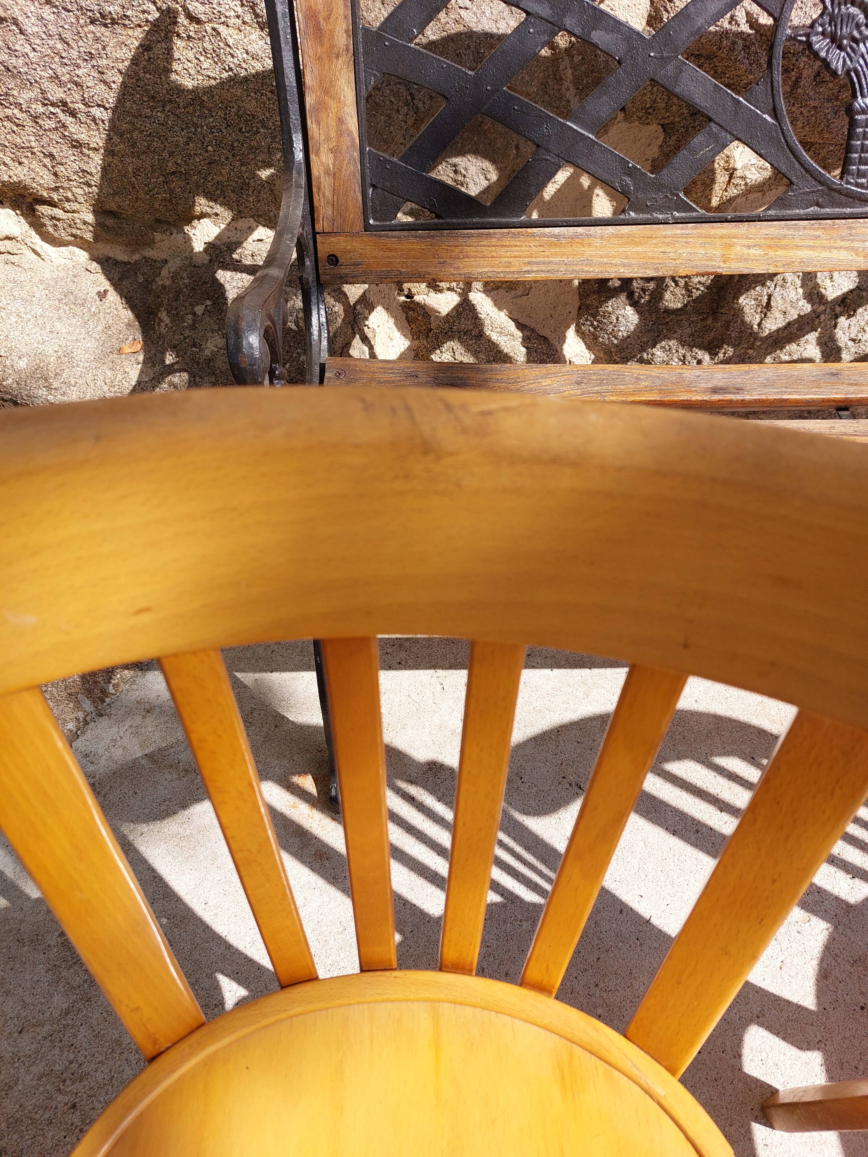 4 vintage Baumann bistro chairs