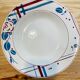 6 hollow plates Beaujeu Digoin Sarreguemines france-retro-cuisine-vintage