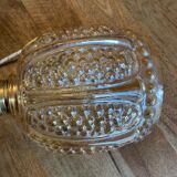Golden vintage globe pendant lamp
