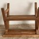 Step stool, small wooden workshop stepladder