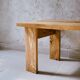 Solid oak coffee table, minimalist / contemporary design