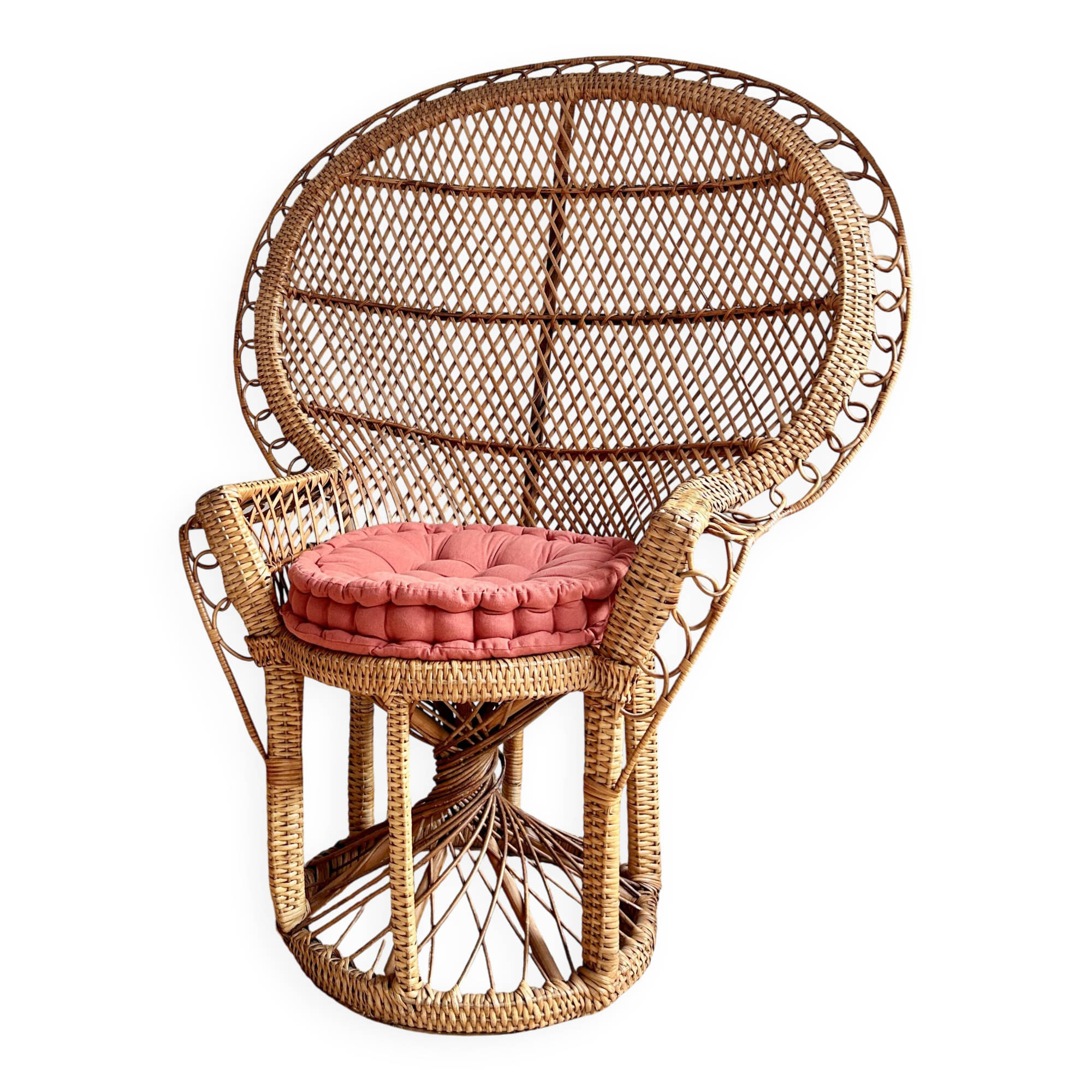 Emmanuelle rattan armchair