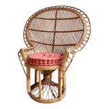Emmanuelle rattan armchair