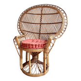 Emmanuelle rattan armchair