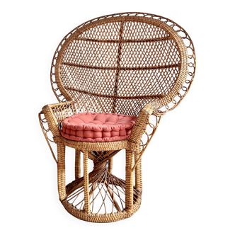 Emmanuelle rattan armchair