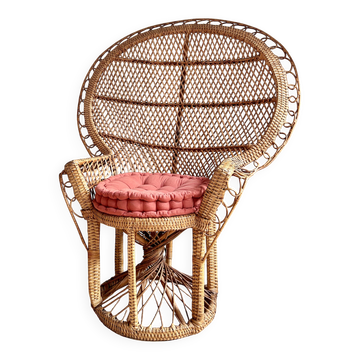 Fauteuil Emmanuelle en rotin