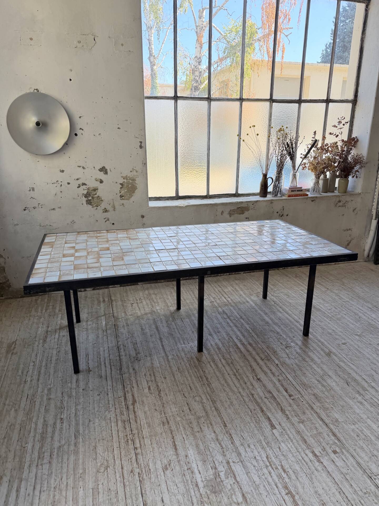 Dining table tiled 1950 dlg Capron