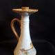 Lamp foot candle holder shape in handmade sandstone