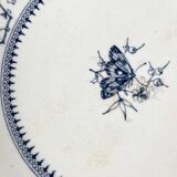 Low blue "Butterfly" compote dish by Minton & co, England, 19th century