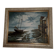 Marine Nocturne - Original oil on linen canvas signed by Barton