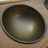 Former counter, wood and metal mint