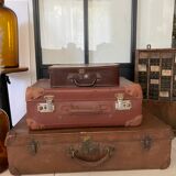 Set of 3 vintage suitcases