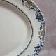 Large oval dish K&G Lunéville model Lisbonne antique 41.5 cm