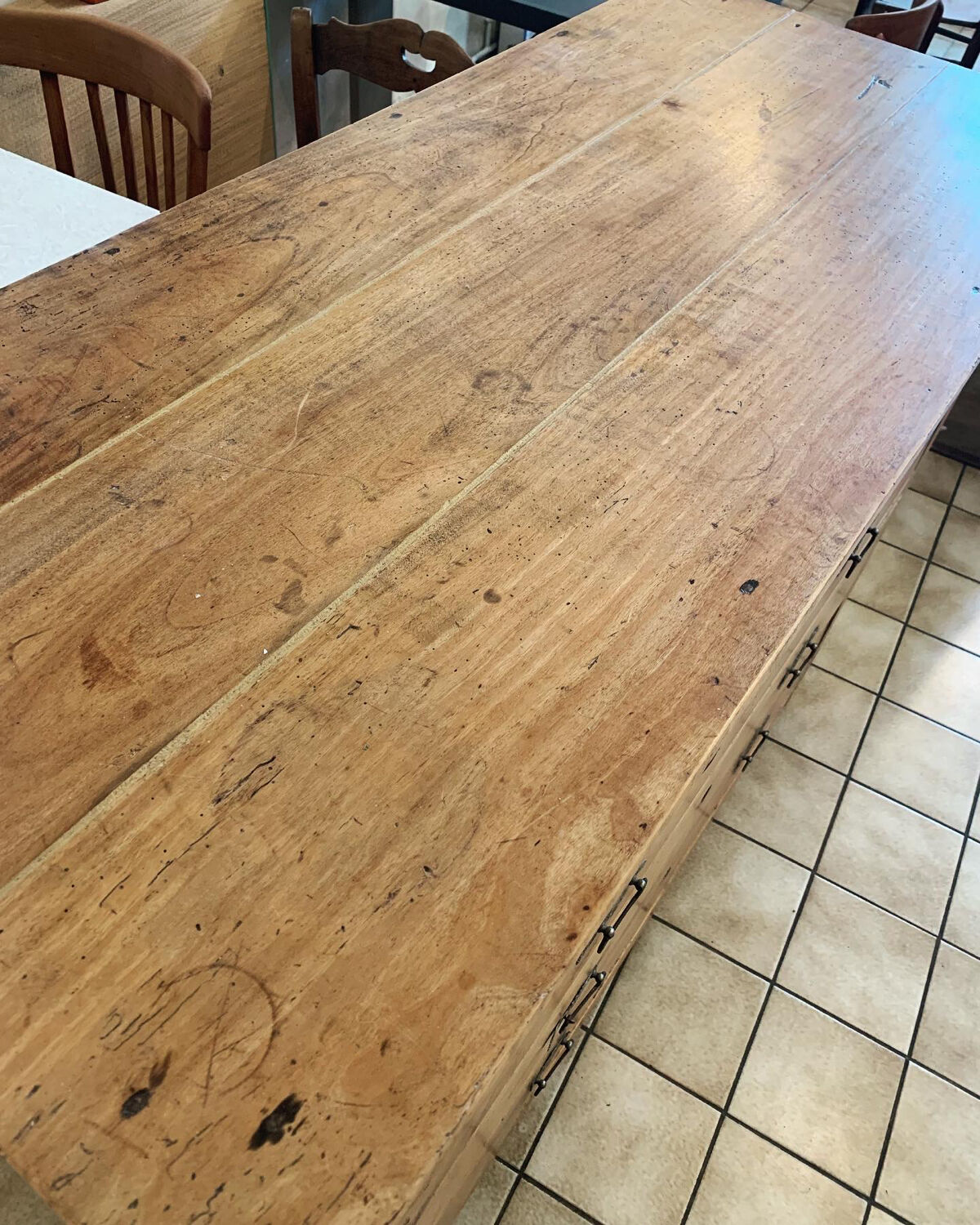 Cherry chest of drawers