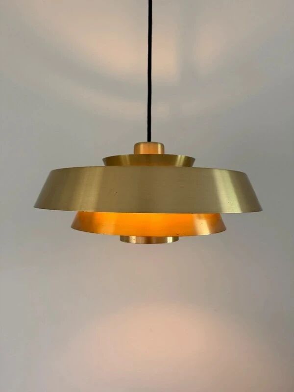 Vintage Fog & Morup Nova pendant - Brass - Jo Hammerborg - Danish design lamp