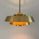 Vintage Fog & Morup Nova pendant - Brass - Jo Hammerborg - Danish design lamp